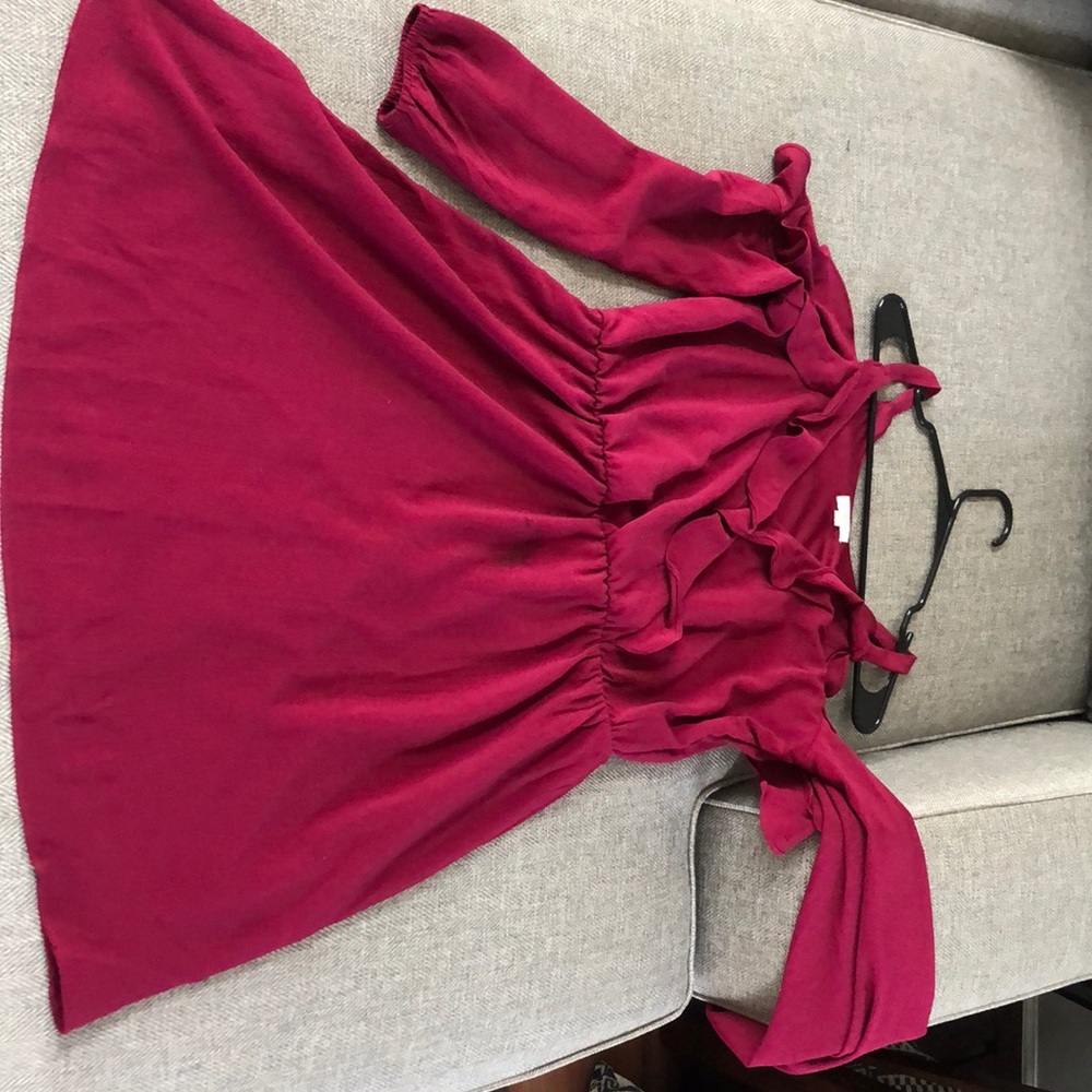EUC Charming Charlie Plum Dress